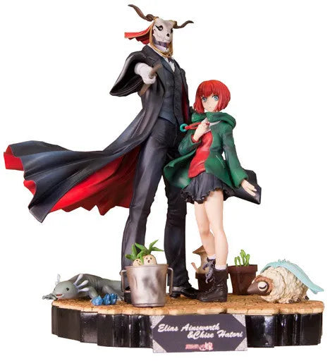 Mahou Tsukai no Yome - Aetoniki - Elias Ainsworth - Hatori Chise - Mandrake - Watamushi - Mag Premium Vignette Series #01 (Genei)ㅤ – Genei – ActionFigureBrasil