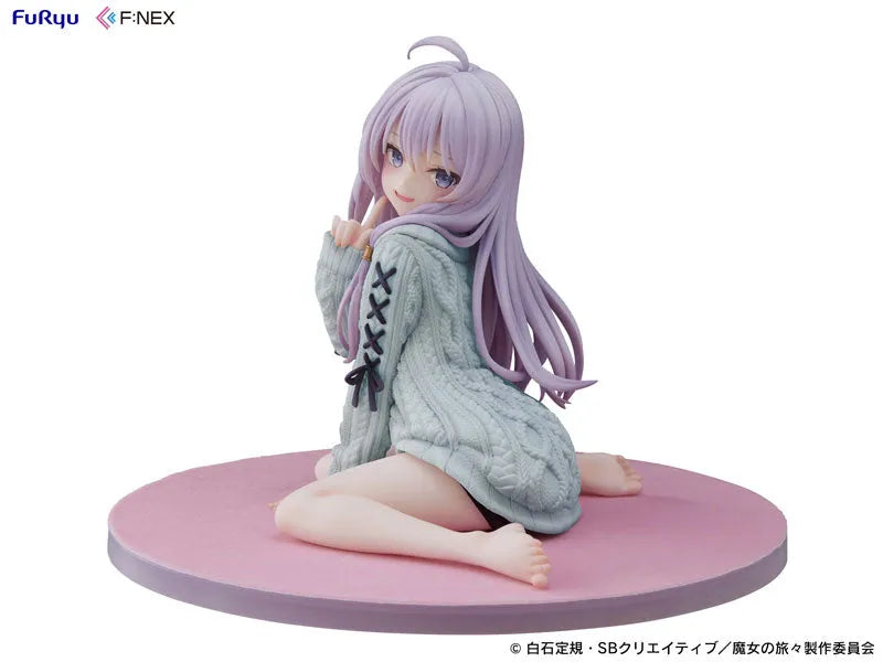 Majo no Tabitabi - Elaina - F:Nex - 1/7 - Knit ver., Repaint Blue (FuRyu)ㅤ – FuRyu – ActionFigureBrasil