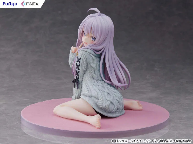 Majo no Tabitabi - Elaina - F:Nex - 1/7 - Knit ver., Repaint Blue (FuRyu)ㅤ – FuRyu – ActionFigureBrasil