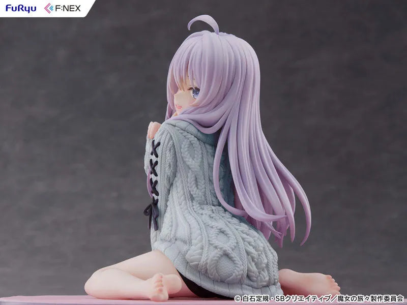 Majo no Tabitabi - Elaina - F:Nex - 1/7 - Knit ver., Repaint Blue (FuRyu)ㅤ – FuRyu – ActionFigureBrasil