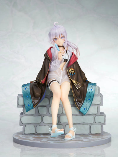 Majo no Tabitabi - Elaina - F:Nex - 1/7 - Summer Vacation ver. (FuRyu)ㅤ – FuRyu – ActionFigureBrasil — ambientada
