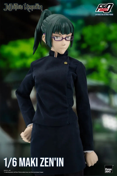Maki Zen'in – Threezero – ActionFigure Brasil — com base expositora