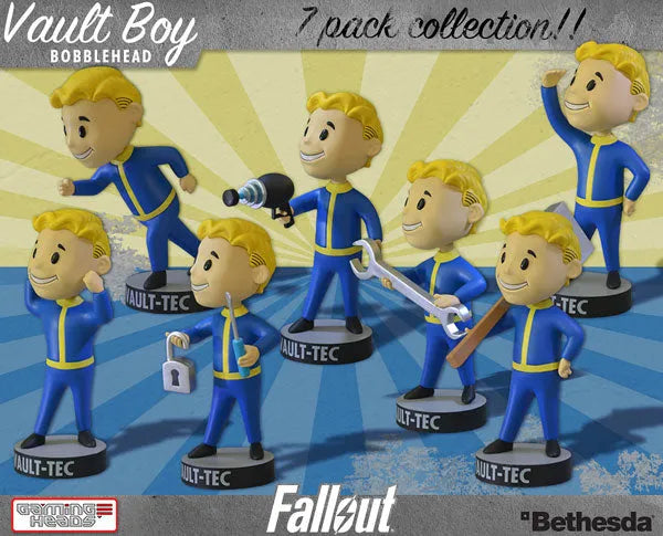 [Mamegyorai Limited Distribution] Fallout 3 - Vault-boy Bobble Head Series 1 Set of 7 Typesㅤ – Puella Magi Madoka Magica – ActionFigureBrasil