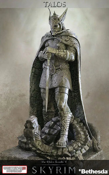 [Mamegyorai Limited Distribution] The Elder Scrolls V: Skyrim - Shrine of Talos 1/6 Statueㅤ – Gaming Heads – ActionFigureBrasil — ângulo diferente