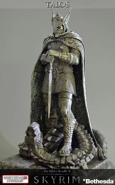 [Mamegyorai Limited Distribution] The Elder Scrolls V: Skyrim - Shrine of Talos 1/6 Statueㅤ – Gaming Heads – ActionFigureBrasil — detalhe do produto