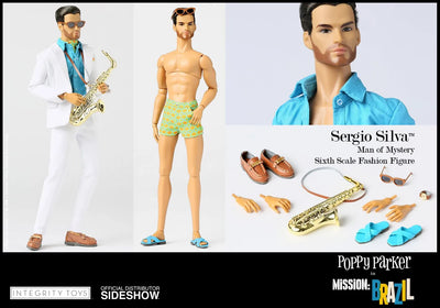 Man of Mystery Sergio Silva(TM) - LIMITED EDITION: 1000 – Integrity Toys – ActionFigure Brasil — acessórios