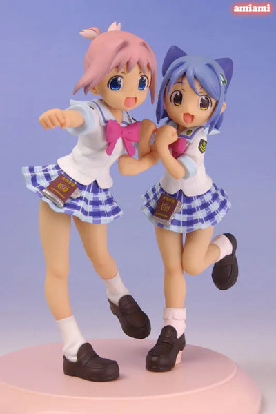 Manabi Straight! - Manami Amamiya & Mika Inamori White School Swimsuit Ver.ㅤ – Puella Magi Madoka Magica – ActionFigureBrasil