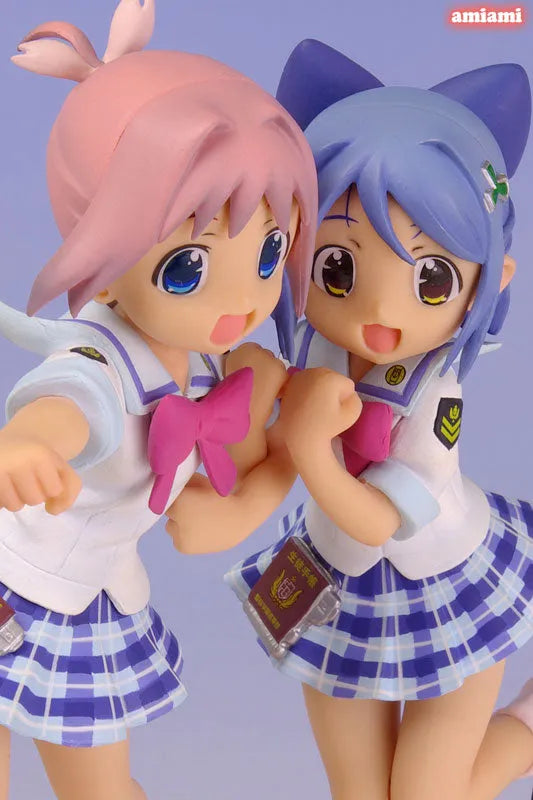 Manabi Straight! - Manami Amamiya & Mika Inamori White School Swimsuit Ver.ㅤ – Puella Magi Madoka Magica – ActionFigureBrasil