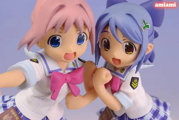 Manabi Straight! - Manami Amamiya & Mika Inamori White School Swimsuit Ver.ㅤ – Puella Magi Madoka Magica – ActionFigureBrasil