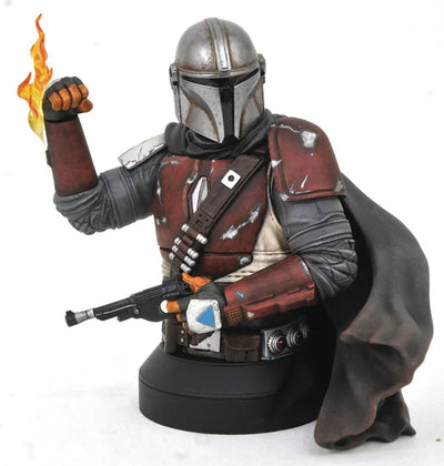 "Mandalorian" Mini Bust Mandalorian Mark. 1ㅤ – Diamond Select Toys – ActionFigureBrasil