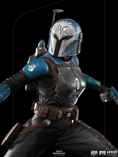 Mandalorian Statue "Battle Diorama Series" 1/10 Bo-Katan Kryzeㅤ – Iron Studios – ActionFigureBrasil — acessórios
