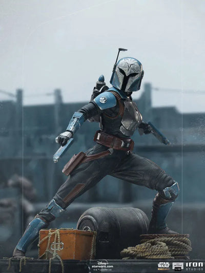 Mandalorian Statue "Battle Diorama Series" 1/10 Bo-Katan Kryzeㅤ – Iron Studios – ActionFigureBrasil — detalhe do produto