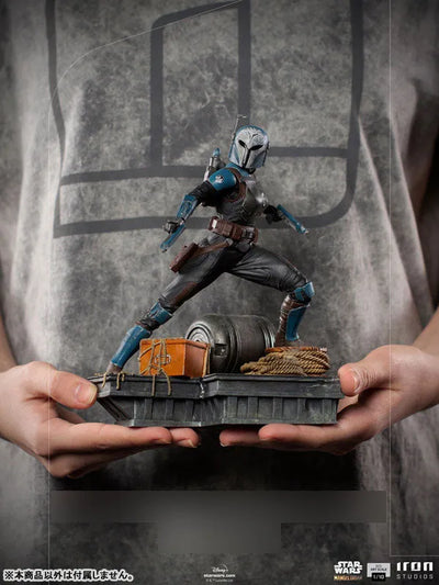Mandalorian Statue "Battle Diorama Series" 1/10 Bo-Katan Kryzeㅤ – Iron Studios – ActionFigureBrasil — close