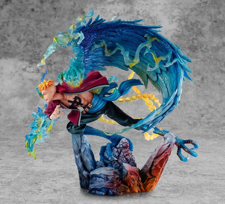 Marco the Phoenix (Leader of the 1st Group of Whitebeard Pirates Version) – MegaHouse – ActionFigure Brasil