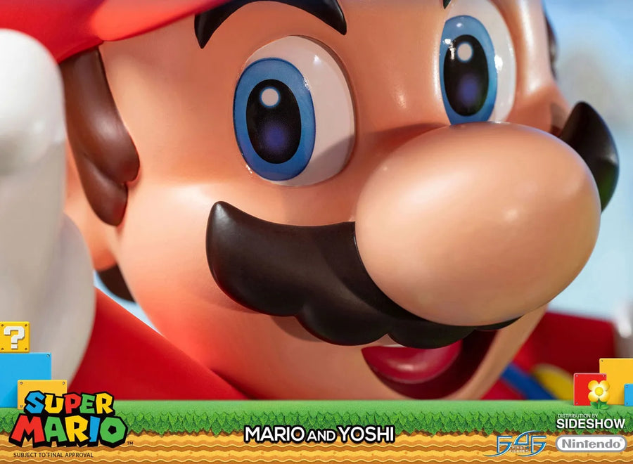 Mario and Yoshi - LIMITED EDITION: 1300 – First 4 Figures – ActionFigure Brasil