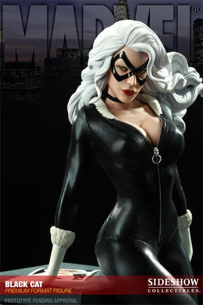 Marvel - 1/4 Scale Premium Figure: Black Catㅤ – Sideshow Collectibles – ActionFigureBrasil