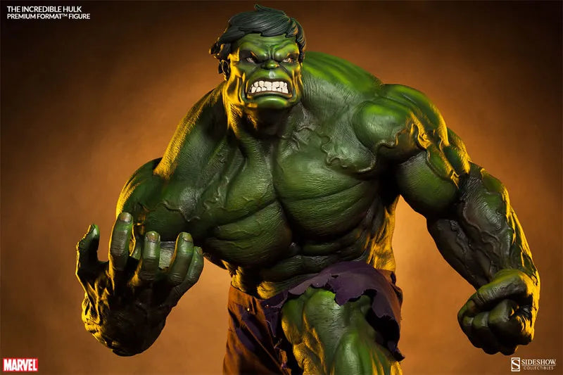 Marvel 1/4 Scale Premium Figure Incredible Hulkㅤ – Sideshow Collectibles – ActionFigureBrasil