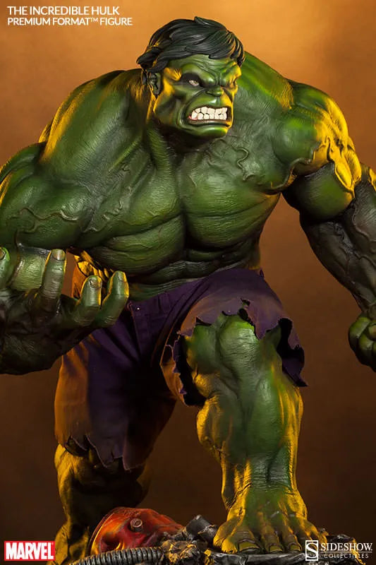Marvel 1/4 Scale Premium Figure Incredible Hulkㅤ – Sideshow Collectibles – ActionFigureBrasil