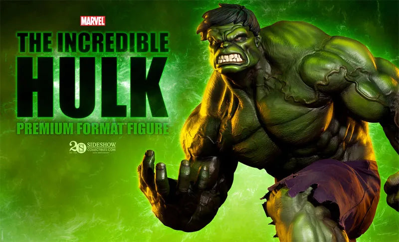 Marvel 1/4 Scale Premium Figure Incredible Hulkㅤ – Sideshow Collectibles – ActionFigureBrasil
