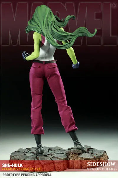 Marvel - 1/4 Scale Premium Figure: She-Hulkㅤ – Sideshow Collectibles – ActionFigureBrasil