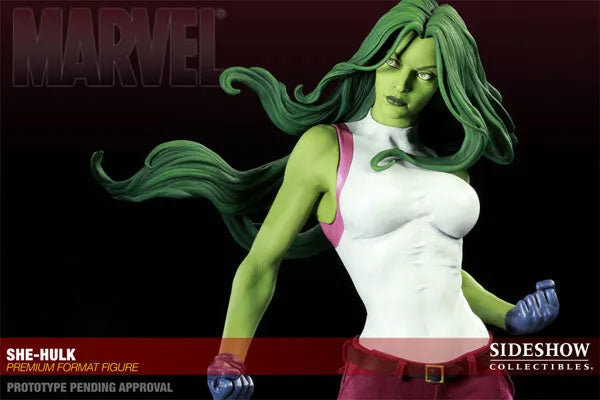 Marvel - 1/4 Scale Premium Figure: She-Hulkㅤ – Sideshow Collectibles – ActionFigureBrasil