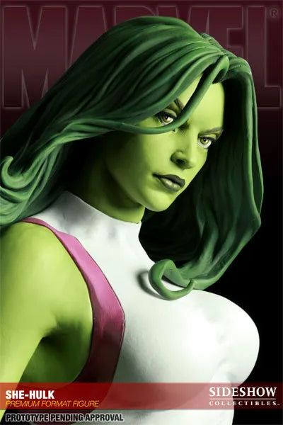 Marvel - 1/4 Scale Premium Figure: She-Hulkㅤ – Sideshow Collectibles – ActionFigureBrasil