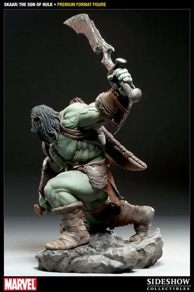 Marvel 1/4 Scale Premium Figure - Skaar Son of Hulkㅤ – Sideshow Collectibles – ActionFigureBrasil — close