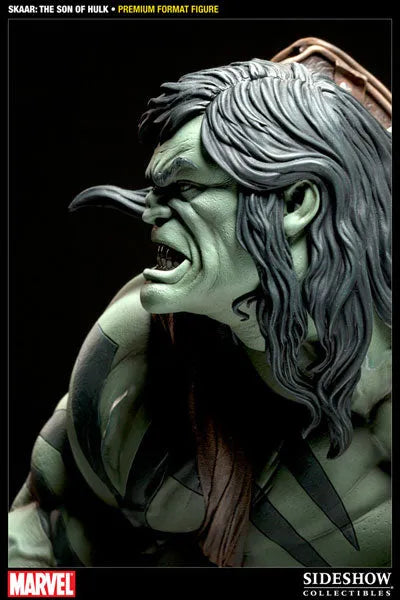 Marvel 1/4 Scale Premium Figure - Skaar Son of Hulkㅤ – Sideshow Collectibles – ActionFigureBrasil — detalhe do produto