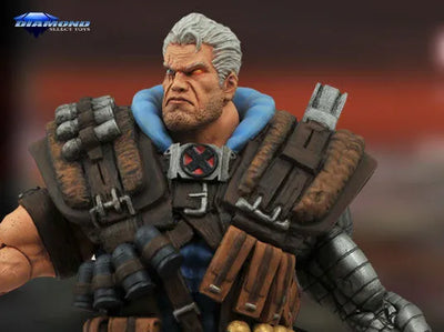 "Marvel Comics" Action Figure - Marvel Select: Cableㅤ – Diamond Select Toys – ActionFigureBrasil