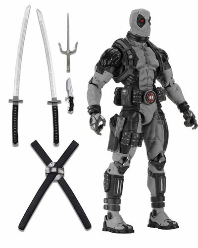 Marvel Comics - Deadpool 1/4 Action Figure X-FORCE verㅤ – NECA – ActionFigureBrasil — ângulo diferente