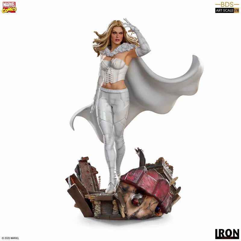 Marvel Comics / Emma Frost 1/10 Battle Diorama Series Art Scale Statueㅤ – Iron Studios – ActionFigureBrasil