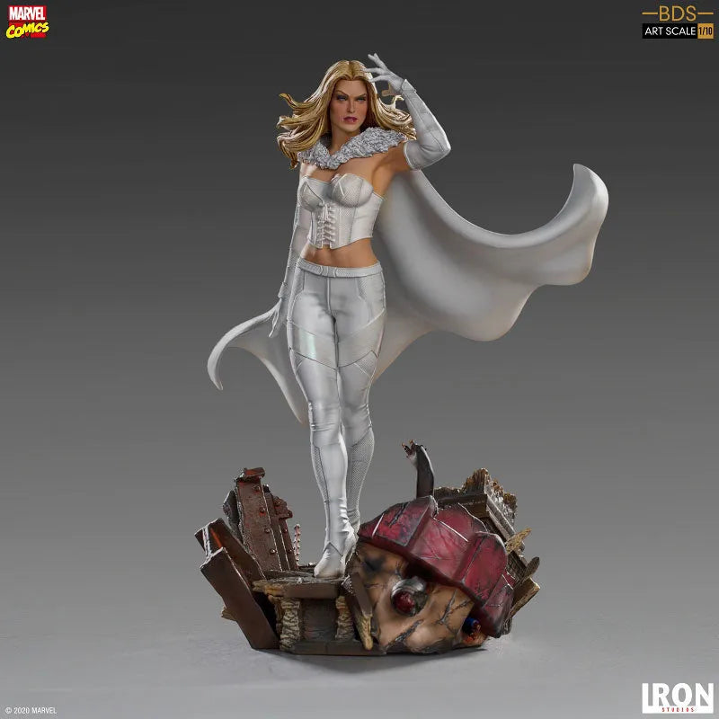 Marvel Comics / Emma Frost 1/10 Battle Diorama Series Art Scale Statueㅤ – Iron Studios – ActionFigureBrasil