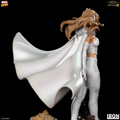 Marvel Comics / Emma Frost 1/10 Battle Diorama Series Art Scale Statueㅤ – Iron Studios – ActionFigureBrasil — com base expositora