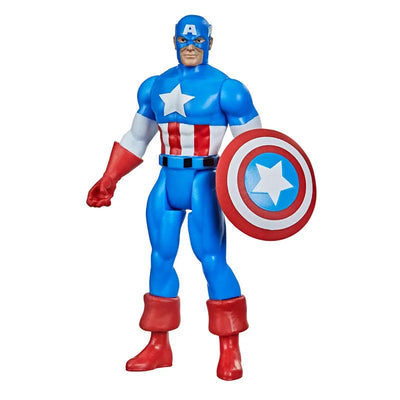 "Marvel Comics" "Marvel Legend RETRO" 3.75 Inch, Action Figure #01 Captain Americaㅤ – Hasbro – ActionFigureBrasil