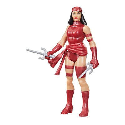 "Marvel Comics" "Marvel Legend RETRO" 3.75 Inch, Action Figure #10 Elektraㅤ – Hasbro – ActionFigureBrasil