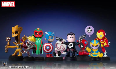 "Marvel Comics" Mini Statue: Groot & Rocketㅤ – Puella Magi Madoka Magica – ActionFigureBrasil — detalhe do produto