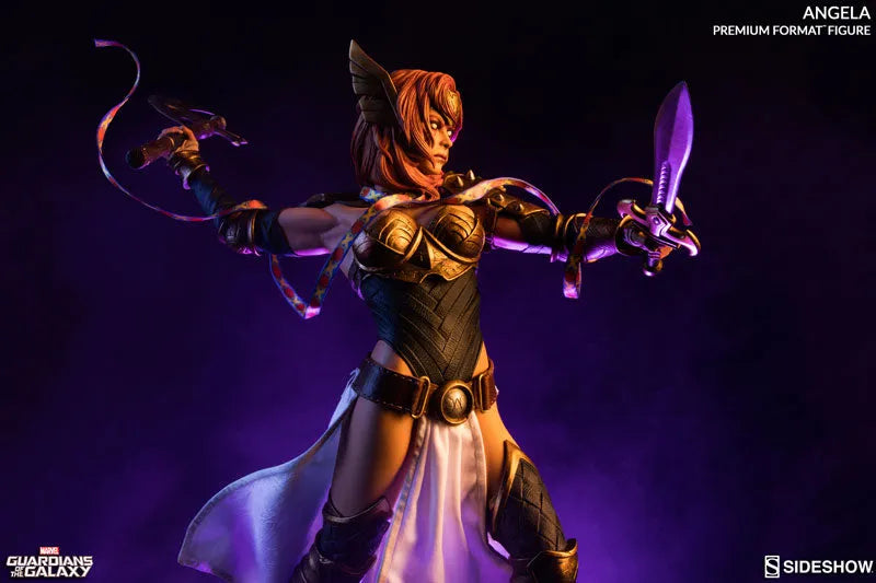 Marvel Comics - Premium Format Figure: Angelaㅤ – Sideshow Collectibles – ActionFigureBrasil