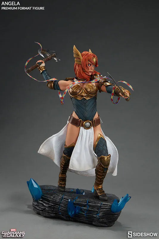 Marvel Comics - Premium Format Figure: Angelaㅤ – Sideshow Collectibles – ActionFigureBrasil