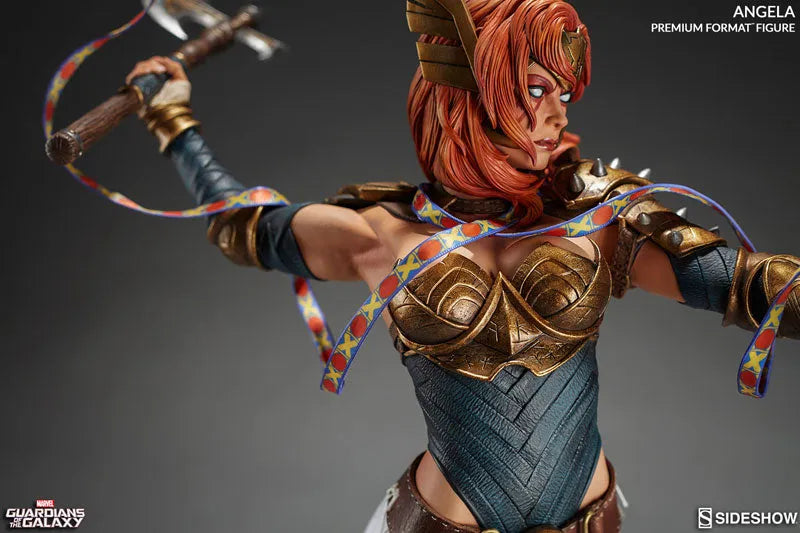 Marvel Comics - Premium Format Figure: Angelaㅤ – Sideshow Collectibles – ActionFigureBrasil
