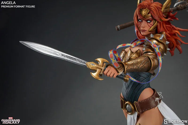 Marvel Comics - Premium Format Figure: Angelaㅤ – Sideshow Collectibles – ActionFigureBrasil