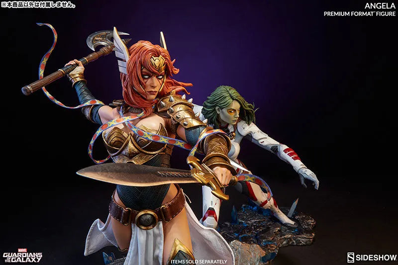 Marvel Comics - Premium Format Figure: Angelaㅤ – Sideshow Collectibles – ActionFigureBrasil
