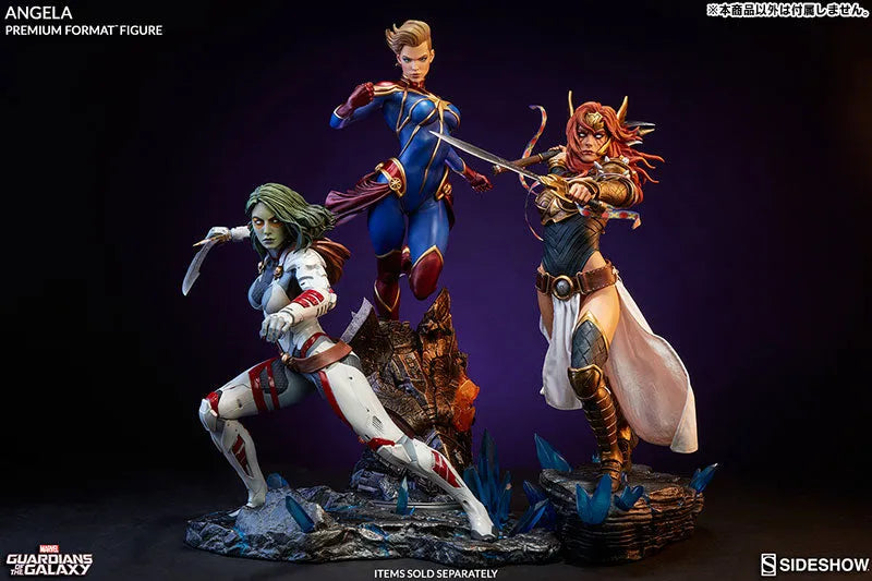 Marvel Comics - Premium Format Figure: Angelaㅤ – Sideshow Collectibles – ActionFigureBrasil