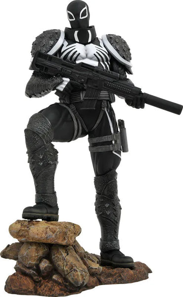 "Marvel Comics" PVC Statue Marvel Gallery Agent Venomㅤ – Diamond Select Toys – ActionFigureBrasil