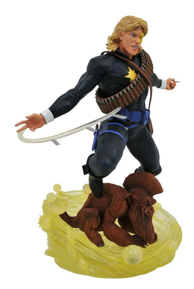"Marvel Comics" PVC Statue Marvel Gallery Longshotㅤ – Diamond Select Toys – ActionFigureBrasil