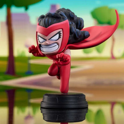 Marvel Comics / Scarlet Witch Animated Mini Statueㅤ – Diamond Select Toys – ActionFigureBrasil — iluminação de estúdio