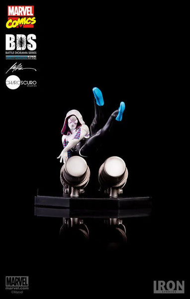 Marvel Comics - Spider Gwien 1/10 Battle Diorama Series Art Scale Statueㅤ – Iron Studios – ActionFigureBrasil