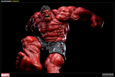 Marvel Comiquette: Red Hulkㅤ – Sideshow Collectibles – ActionFigureBrasil — acessórios