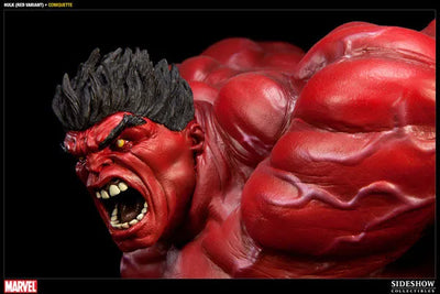 Marvel Comiquette: Red Hulkㅤ – Sideshow Collectibles – ActionFigureBrasil — com base expositora