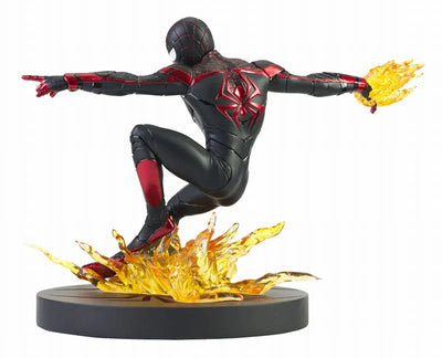 Marvel Gallery / Marvel's Spider-Man Miles Morales: Miles Morales PVC Statueㅤ – Diamond Select Toys – ActionFigureBrasil — ângulo diferente