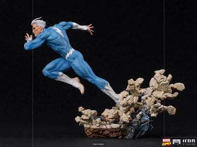 Marvel Iron Studios Statue "Battle Diorama, Series" 1/10 Scale Quicksilver [Comic]ㅤ – Iron Studios – ActionFigureBrasil — detalhe do produto